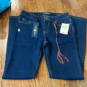 Lucky brand girls jeans. Dark blue. Tags still on